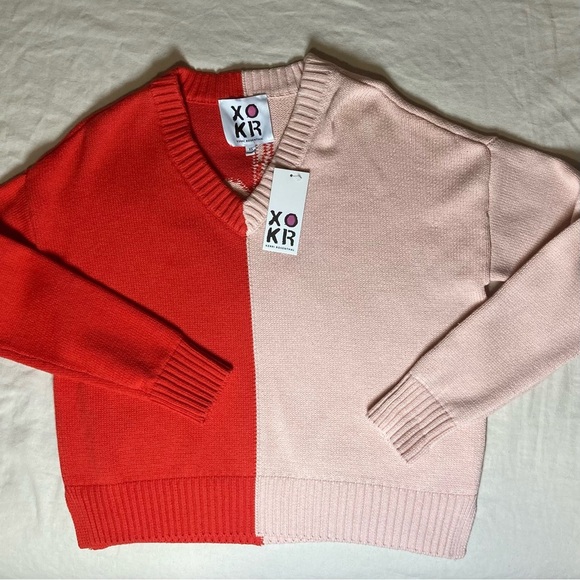 Kerri Rosenthal Radiant Heart Colorblock Sweater | Anthropologie - Picture 3 of 14